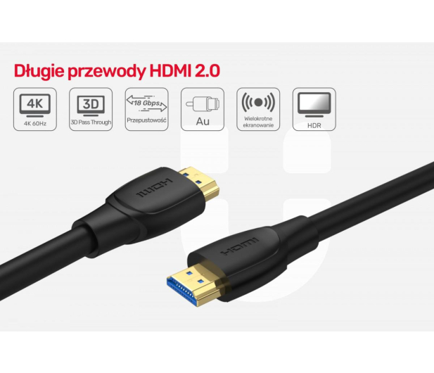 Unitek Kabel HDMI 2.0 - 7m - 1110684 - zdjęcie 4